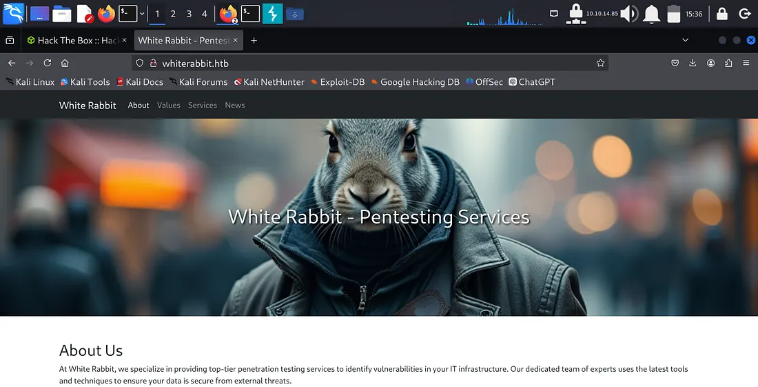 HTB WhiteRabbit Pwned