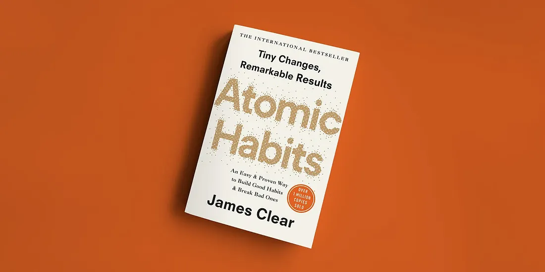 Cover of the book Atomic Habits by James Clear
